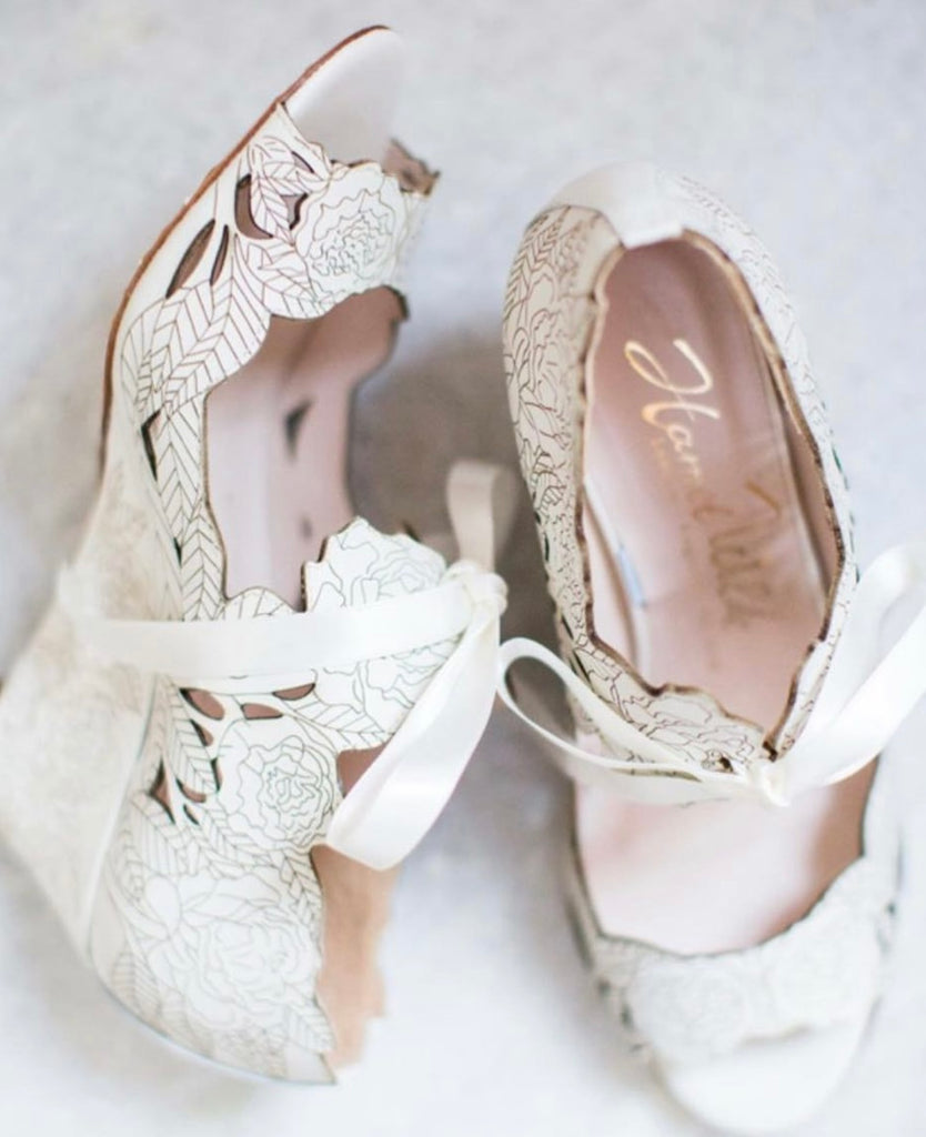 Peony Wedge Ivory