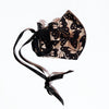 Couture Butterfly French Lace mask- Black/nude